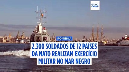 Mais de dois mil soldados de 12 países da NATO participam em exercício militar anual no Mar Negro