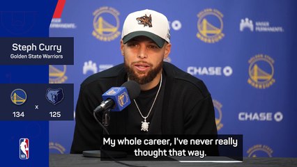 'You never think it's going to be a 50-night' - Curry on 52-point game