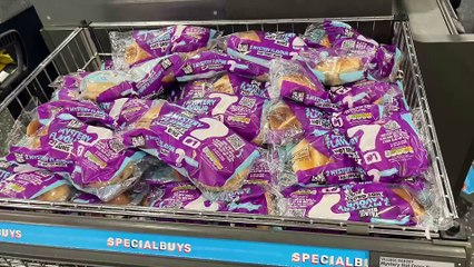 Aldis mystery hot cross bun