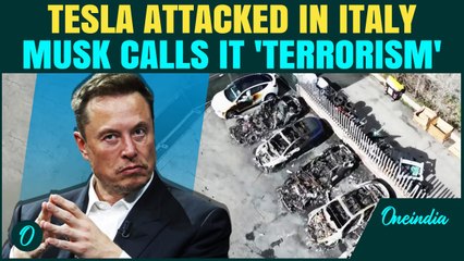 17 Tesla’s outside Rome in Ashes | NON- STOP Attack on Tesla Dealership Continues - WATCH!