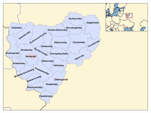 Map of Smolensk Oblast. Peta Oblast Smolensk. Smolensk Oblast Map. Map of Smolensk. Peta Smolensk. Smolensk Map.