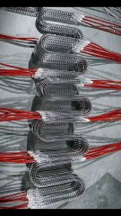 S Shape Carbon Fiber Heating Lamp 220v 1300w 192mm Quartz Heat Lamps OYATE