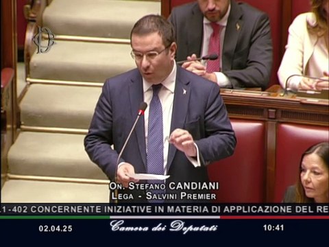 Candiani - Intervento alla Camera dei Deputati (02.04.25)