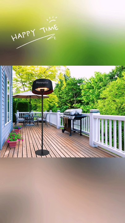 High Quality Waterproof Garden Electric Infrared Patio Outdoor Heater for Home Office Winter Warmer