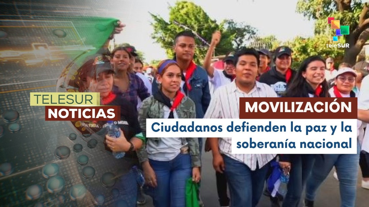 Ciudadanos nicaragüenses se movilizaron a siete años del fallido golpe de estado en el país