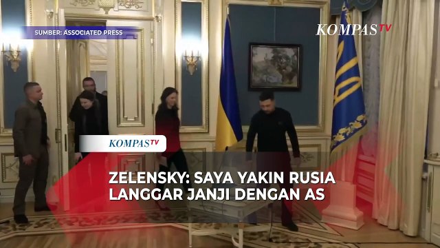 Zelenskyy Yakin Rusia Langgar Perjanjian Gencatan Senjata yang Dimediasi AS