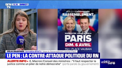 Riposte du RN: Marine Le Pen donne rendez-vous à ses partisans pour un rassemblement à Paris ce dimanche