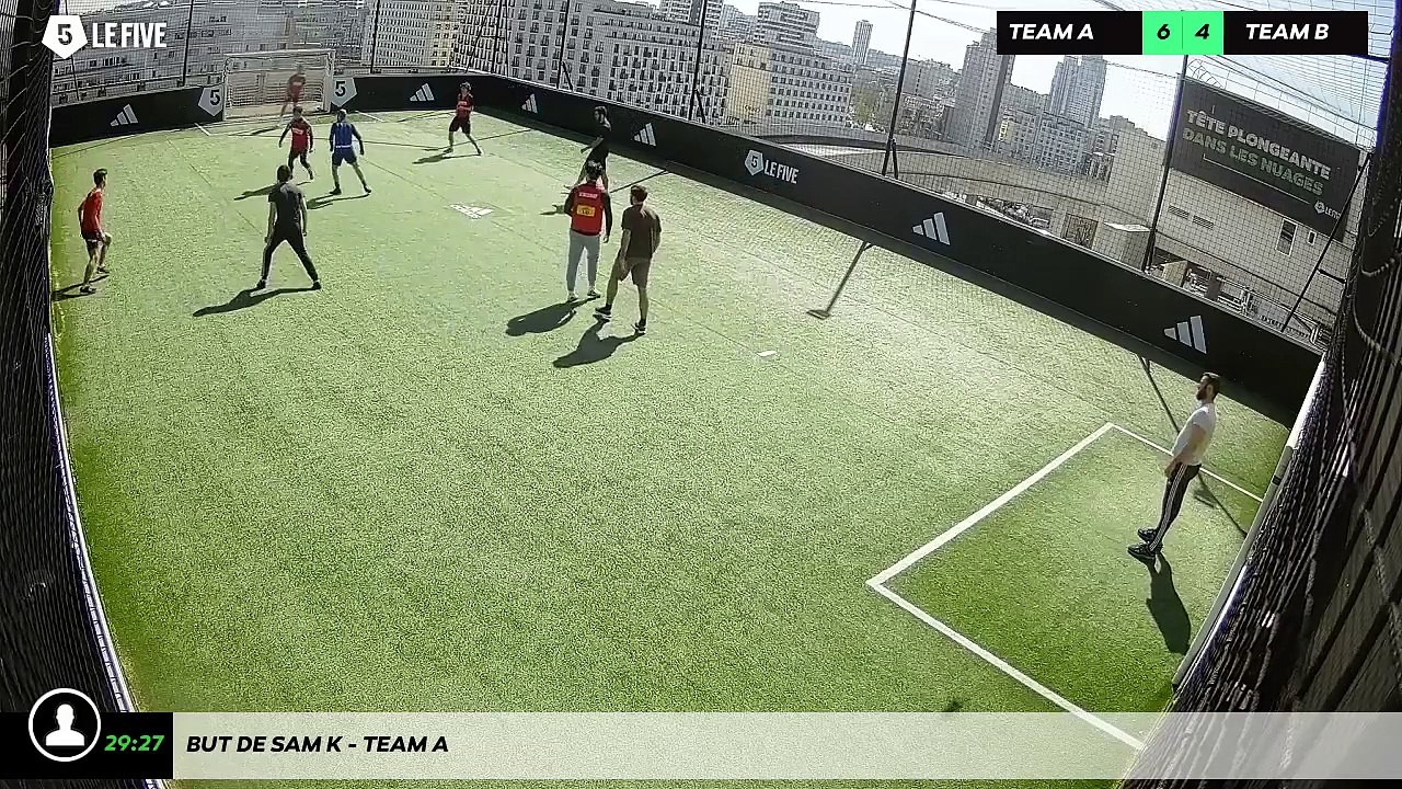 But de Sam K - Team A