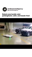 Robots now handle valet parking—faster, safer, and hassle-free!
