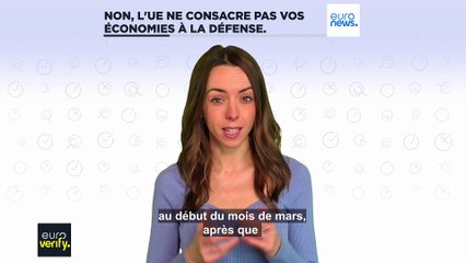 Vérification des faits : l'UE ne va pas "confisquer" l'épargne des Européens au nom de la défense