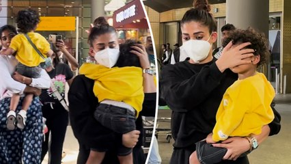 JAWAN Star: Pan-India Actress Nayanthara Gets Clicked With Her Cute Kids | Mumbai Airport