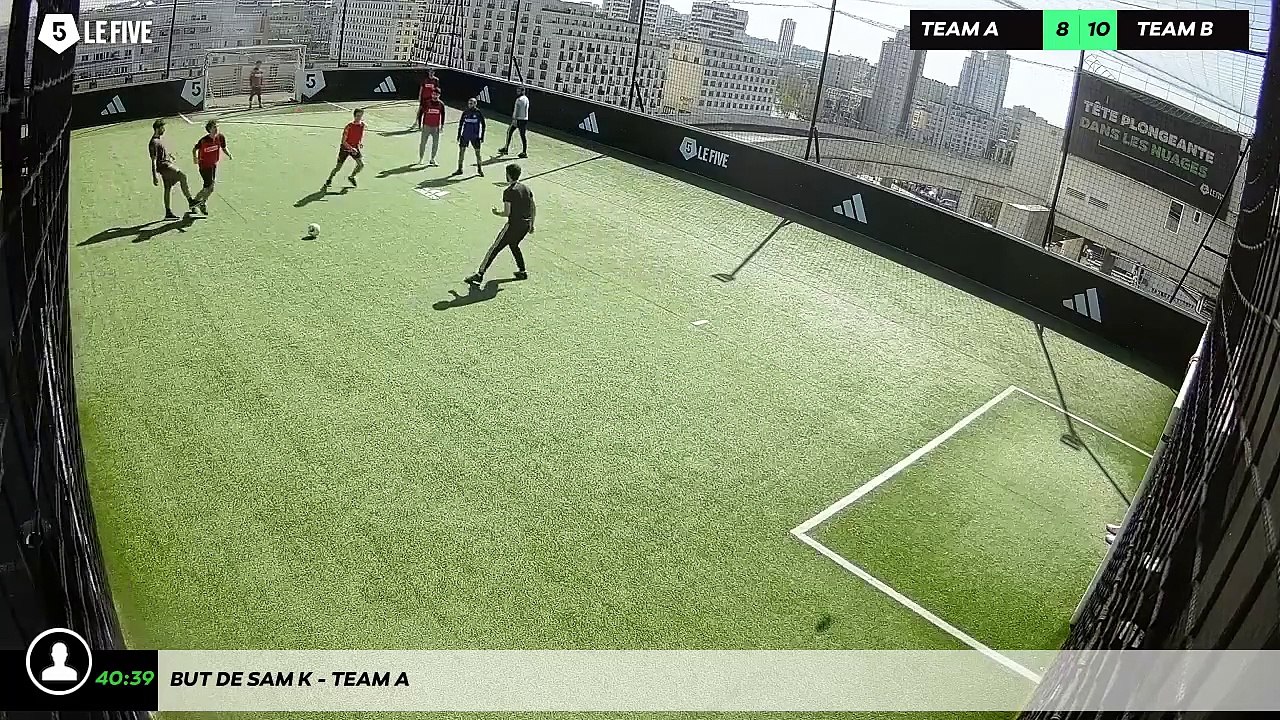 But de Sam K - Team A