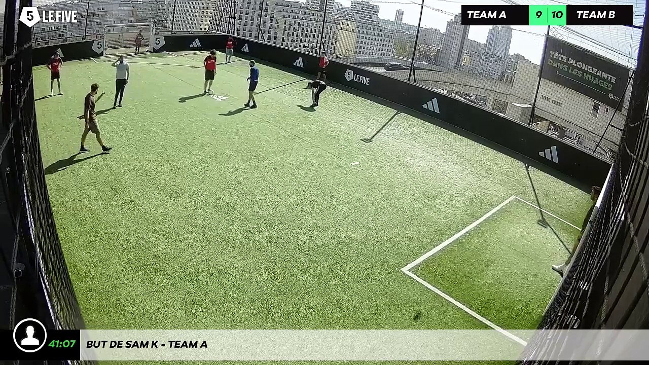 But de Sam K - Team A