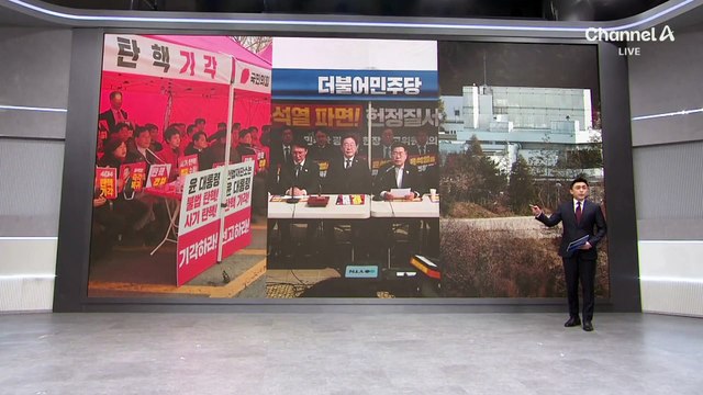 국민의힘, 헌재 앞 48시간 밤샘 릴레이 시위