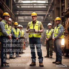 Confined space hazard.