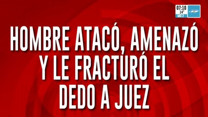 Escándalo en los tribunales: atacó violentamente a un juez en plena sala
