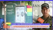 Los tres aprehendidos por tráfico de sustancias controladas en Yapacaní, serán cautelados