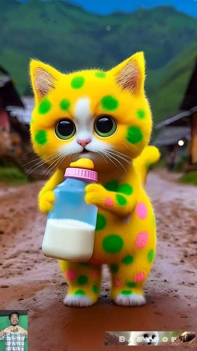Cute cat short video