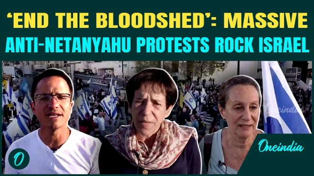 Houthis, Hamas, Hezbollah Unleash Fury in Israel | Massive Anti-Netanyahu Protests Over Gaza Crisis