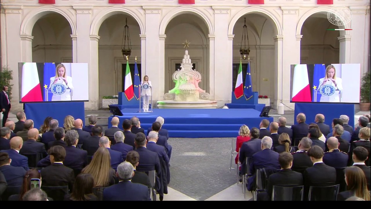 Roma - Premio Maestro dell'arte della cucina italiana, l'intervento del Presidente Meloni (02.04.25)