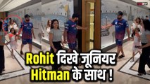 Cricketer Rohit Sharma को 'Junior' शर्मा के साथ देख Fan Excited, Capture हुआ Adorable Family Moment!