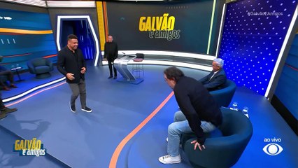 Galvão recebe Ronaldo Fenômeno no programa