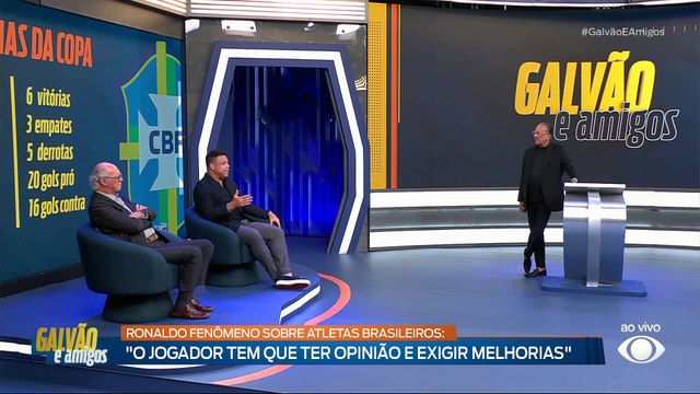Ronaldo cobra mobilização de jogadores: Precisam ter opinião e exigir mudanças