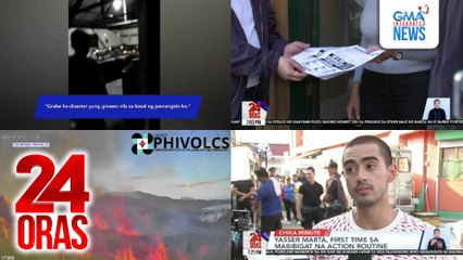 24 Oras: (Part 2) Catering sa kasal, inireklamo dahil late dumating ang pagkain; sunog sa Bulkang Taal, naapula na; taas-pasahe sa LRT-1, kailangan umano para mapaganda pa ang serbisyo, ayon sa LRMC, atbp.