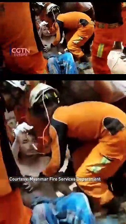 Myanmar quake survivor rescued after 10 hours