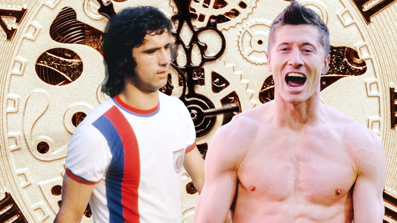 Als Lewandowski Gerd Müllers Rekord brach