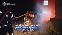 Atak rosyjskich dronów na Ukrainie