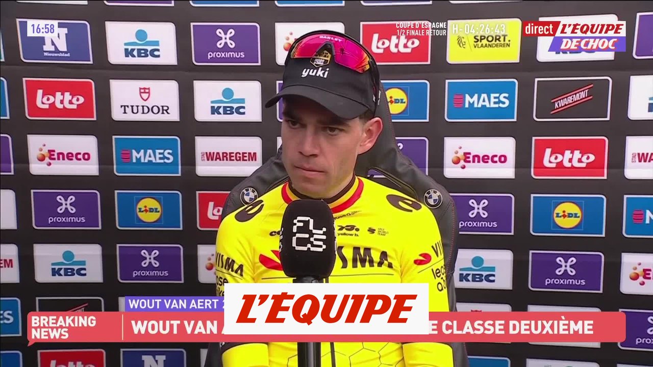 Van Aert : «Je suis complètement responsable» - Cyclisme - A travers la Flandre