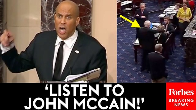 'I Will Never Ever Forget': Cory Booker Remembers John McCain Voting No On Obamacare Repeal In Filibuster