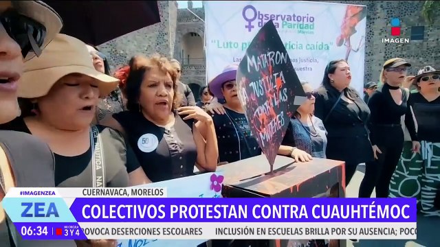 Feministas se manifiestan para solicitar nuevamente el desafuero de Cuauhtémoc Blanco