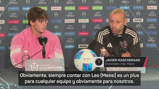 El ENTRENADOR de INTER MIAMI, JAVIER MASCHERANO, actualiza el ESTADO FÍSICO de MESSI | MLS