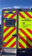 Police operation on the A16