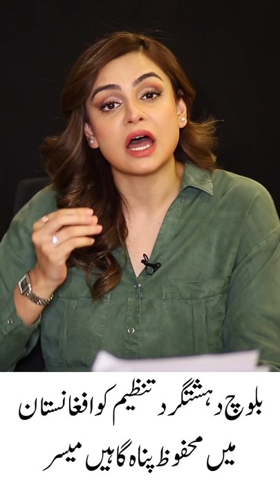 Baloch terrorist organizations are provided safe havens in Afghanistan