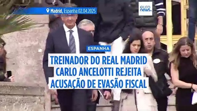 Começa em Espanha o julgamento de Carlo Ancelotti, treinador do Real Madrid, por evasão fiscal