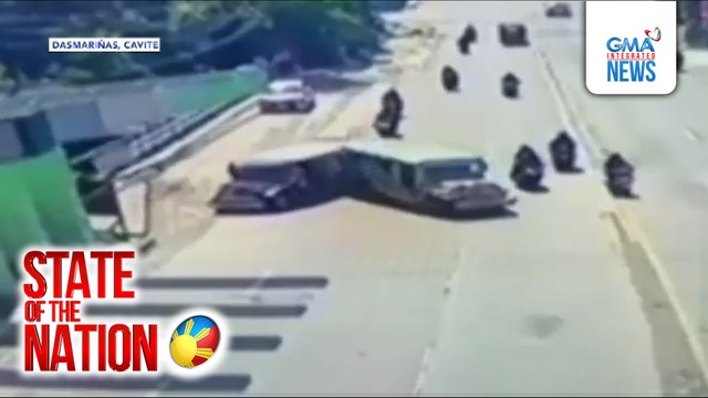 Jeep na nagkaroon umano ng problema sa makina, umatras at muntik mahulog sa bangin | SONA