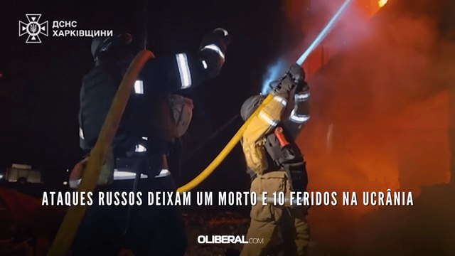 Ataques russos deixam um morto e 10 feridos na Ucrânia