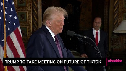Trump to Take Meeting on Future of TikTok