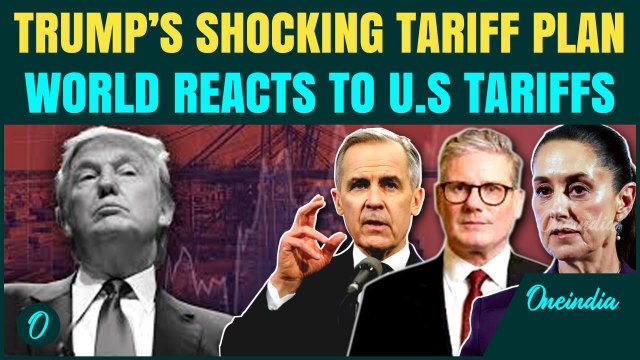 Trump’s BIG Tariff Announcement | UK’s Keir Starmer, Canada’s Carney, Mexico Breathe Fire | Watch