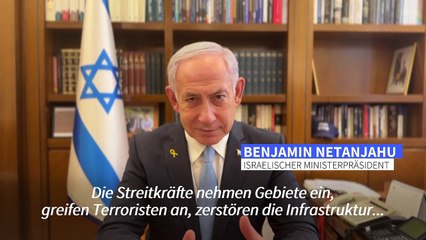 Netanjahu: "Wir zerschneiden den Gazastreifen"
