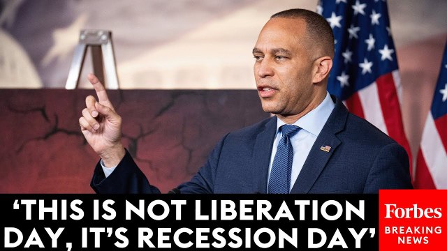 Hakeem Jeffries Rips Into Trump's Tariffs, Touts Democratic Turnout In Special Elections