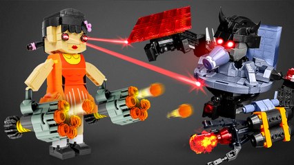 LEGO Skibidi Toilet vs. LEGO Squid Game 🦑🚽 Extreme Challenge of the Fittest