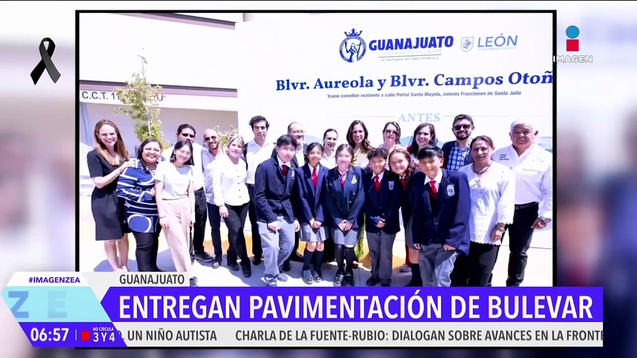 Libia Dennise García entregó la pavimentación del Bulevar Aureola y Bulevar Campos Otoñales