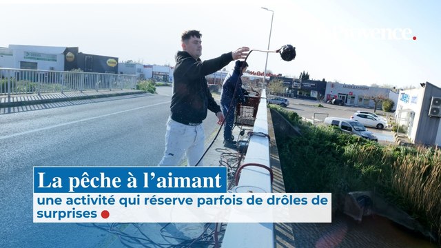La pêche à l'aimant, une activité qui réserve parfois de drôles de surprises