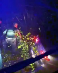 Otomobil şarampole uçtu: 1’i ağır 3 yaralı