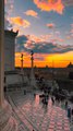 SUPERBE SUNSET depuis les monuments de Rome