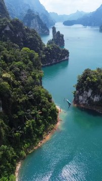 SURVOL des lagons de Thaïlande